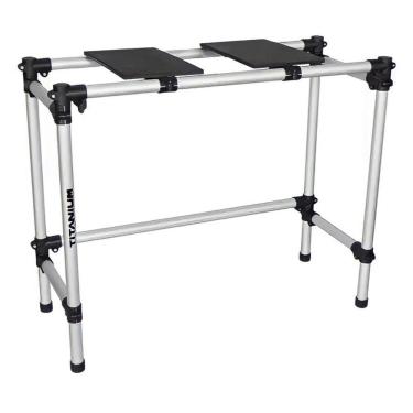 Imagem de Rack Titanium RDJ CDJ Case Basic Para CDjs, Controlador e Mixer Na Case, Suporta Teclado e Piano Digital