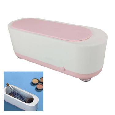 Imagem de Limpador Ultrassonico Oculos Joias Acessorios Cordao Anel Pulseira Multiuso Limpeza Alta Frequencia Portatil Estojo