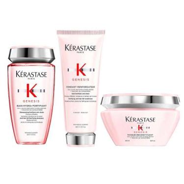 Imagem de Kérastase Genesis Kit  Shampoo + Condicionador + Máscara Capilar