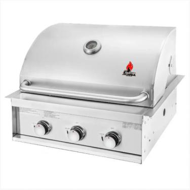 Imagem de Churrasqueira a Gás de Inox Chaleur de Embutir Concept Square