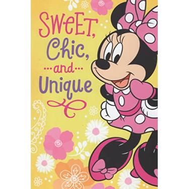 Imagem de Cartão de feliz aniversário Minnie Mouse para neta, doce, chique e único, todos os tipos de inteligente. Todas as formas únicas. Frequentemente engraçado. Realmente chique. Um pouco . Muito doce.