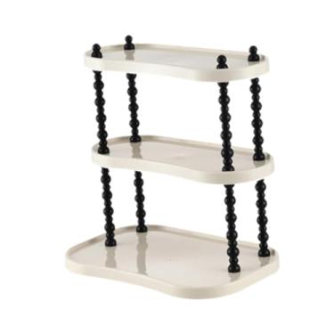 Imagem de Generic Organizador de balcão de banheiro, suporte de armazenamento de mesa, organizador de bar de café multiuso para maquiagem, cosméticos de, Base Grande de 3 Camadas