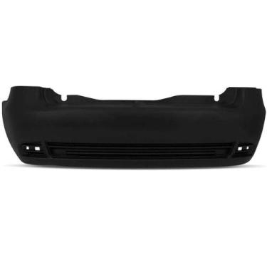 Imagem de Parachoque Traseiro Fiat Palio 2004 a 2011 Preto Liso Parcial Dts