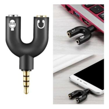 Imagem de Adaptador Fone Headset Microfone Lapela Celular P2 Xp3 Áudio - NEW