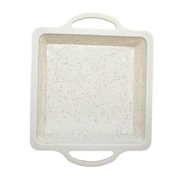 Imagem de Forma de Silicone Com Alça Iron - Quadrada - 23cm - 1 unidade - Mimo S