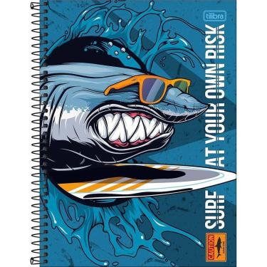 Imagem de Caderno Espiral Universitário Tilibra 4-Fun Capa Dura| 10 Matérias 160 Folhas - Embalagem com 4 Unidades