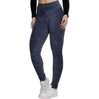 Imagem de Calça Legging Cotelê Veludo Bella Fiore Grossa Cós Alto Inverno Cintura Alta Moda Casual-Feminino