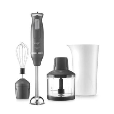 Imagem de Mixer power inox 3 em 1 lunar 600w elgin, Cinza, 220V