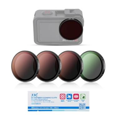 Imagem de JJC Kit de filtro ND CPL para DJI Osmo Action 5 Pro/Action 4/Action 3, ND8 ND16 ND32 Filtro de densidade neutra com filtro polarizador circular, vidro óptico HD/moldura de alumínio/multi-revestido