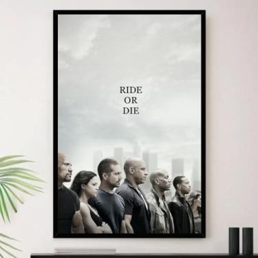 Imagem de Genérico, Quadro Velozes E Furiosos Corra Decorativo A3 35x45cm