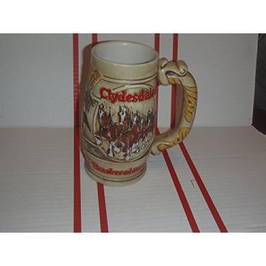 Imagem de 1983 BUDWEISER CLYDESDALE TRIGO CAMEO Feriado STEIN CS58