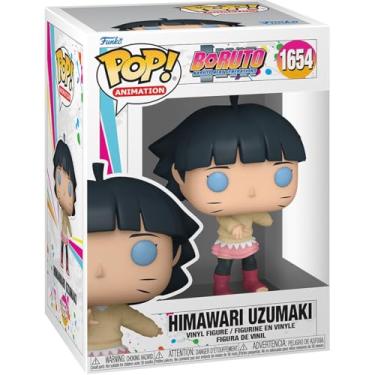 Imagem de Worldwide Nutrition Pacote compatível com Funko Boruto: Boneco de vinil Naruto Next Generations Himawari Uzumaki #1654-10 cm de altura, brinquedos, e bonecos de ação com capa protetora e chaveiro