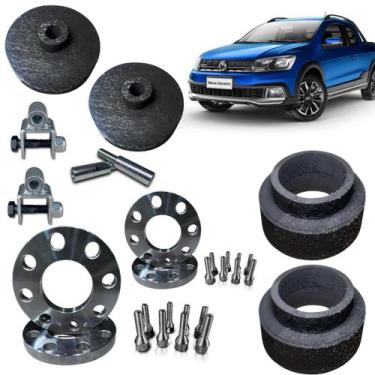 Imagem de Saveiro G5/... Kit Lift Completo + Espaçadores de Rodas 15mm - Borfix