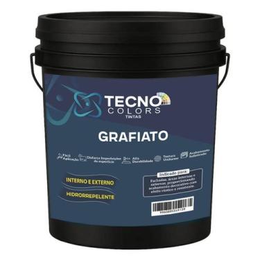 Imagem de Grafiato Premium Hidrorrepelente Interno E Externo 25kg - Tecno Colors
