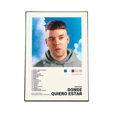 Imagem de Nordic Pop Rapper Quevedo Álbum Cartaz Lona Arte Da Parede Para Decora