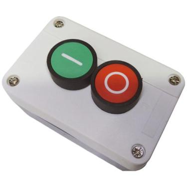 Imagem de Botoeira Liga e Desliga 2 Botões para Comando com Caixa Sobrepor B213 