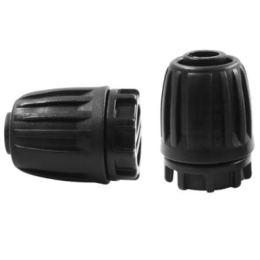 Imagem de Rierdge 12 peças de 1/2 polegada acessórios de irrigação por gotejamento tampas de extremidade, acessórios de irrigação por gotejamento bloqueiam conectores retos farpados para sistemas de irrigação