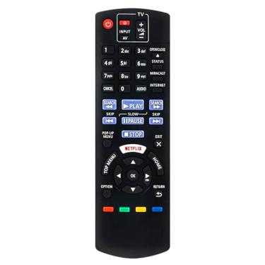 Imagem de Controle remoto substituído N2QAYB001031 para Panasonic Blu-Ray Disc Player DP-UB420 UB820 BDT270
