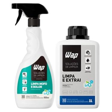 Imagem de Detergente Concentrado Limpa Extrai Biodegradável Tira Mofo Estofado Carpete Sofá Seguro Infantil Pet - Wap