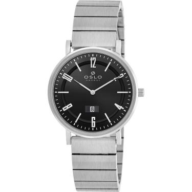 Imagem de Relógio Oslo Masculino Ref: Ombsss9U0017 P2Sx Slim Prateado