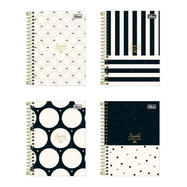 Imagem de Caderneta espiral capa dura 1/8 80 fls West Village Tilibra