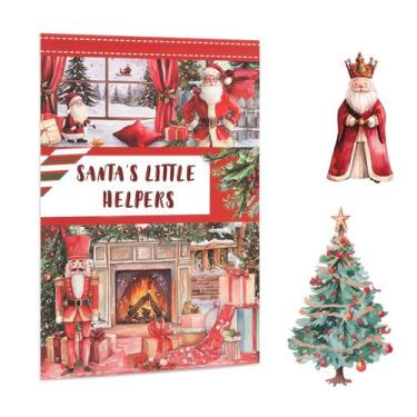 Imagem de Livro de adesivos Dizdkizd 218 Christmas Die Cut Stickers