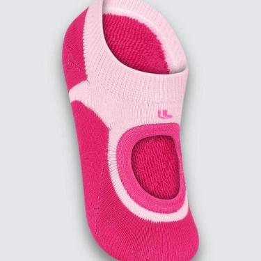 Imagem de Meia Lupo Sapatilha Antiderrapante Infantil 2286-002, Rosa, 198, 24-29