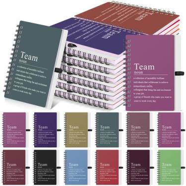 Imagem de Caderno espiral Fullhawl, 10 x 14 cm, 100 páginas, cores brilhantes, p