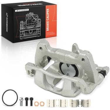 Imagem de A-Premium Conjunto de pinça de freio a disco com suporte compatível com veículos Ford - Transit-150/Transit-250 2020 2021 2022 2023 2024 - Lado esquerdo do motorista traseiro