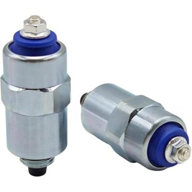 Imagem de 2Pcs E8NN9D278AA 83981012 Fuel Shut-Off Solenoid Fit Ford 250C 260C 345C 345D 3230 3430 4130 4630 5030 6810 LB75B LB90 LB110 L783 L785 TB80 for Lucas CAV DPA DPS DP200 7185-900W