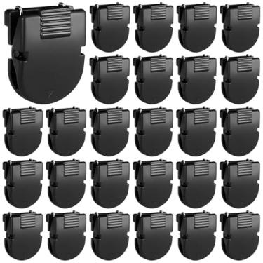 Imagem de LUMINFLY Pacote com 50 suportes de clipe de tecido, ganchos de mensagem de pano, acessórios de painel, ganchos de parede para escritório, salas de aula, quadros de avisos, perfeitos para pendurar