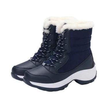 Imagem de Botas de Neve Femininas Impermeáveis e Antiderrapantes - Plus Size com