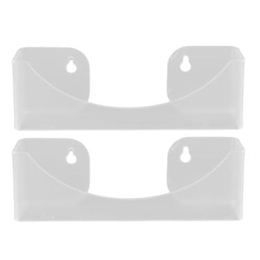 Imagem de Fabater Bonés de Beisebol Hat Rack Organizador Elegante e Elegante para Escritório, Armazenamento de Chapéu de Montagem na Parede para Armário, Feito de Acrílico, 2 Pacotes (Transparente)