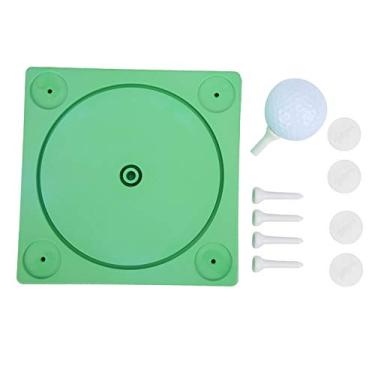 Imagem de Caixa de armazenamento em formato de golfe Suporte para bola de golfe de mesa Organizador decorativo com base removível para acessórios de mesa de escritório em casa Borracha