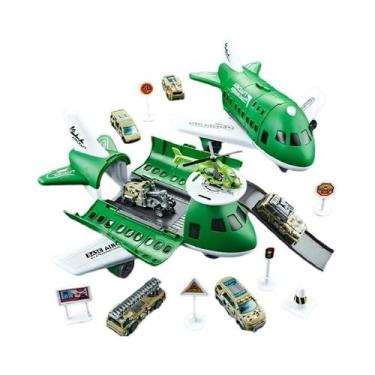 Imagem de Conjunto De Brinquedos De Carro E Avião Para Crianças Com 6 Sinais De 