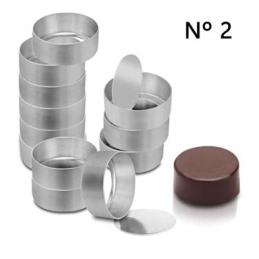 Imagem de Forma Pão De Mel Fundo Falso Nº2 (6,3x2,1cm) - 12 unid. - Fest Formas