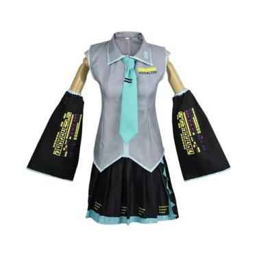 Imagem de Fantasia De Cosplay Hatsune Miku, Roupas De Personagem De Anime, Saia 