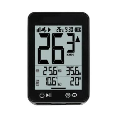 Imagem de Computador De Bicicleta Sem Fio À Prova d'Água Com Luz De Fundo, GPS, 