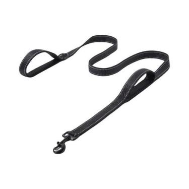 Imagem de Coleira Dupla Reforçada Para Cães Com Alça Dupla Para Viagens Ao Ar Li