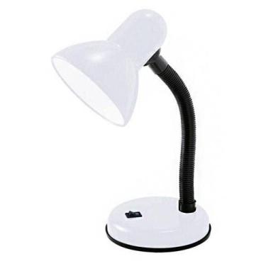 Imagem de Luminaria De Mesa Articulavel Abajur Flexivel Branco - BC BORA COLEGA,