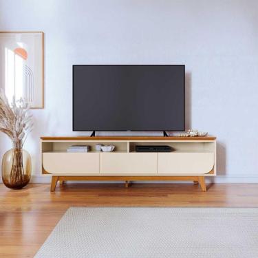 Imagem de Rack Bancada de TV Selene 2m Linha Eras Madetec - Madetec Mveis, Cinam
