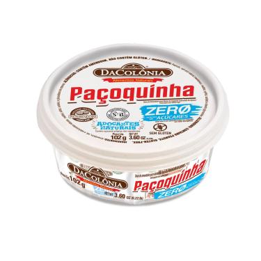 Imagem de Paçoca Rolha Zero Açúcar DaColônia 102g 6 Unidades Vegano