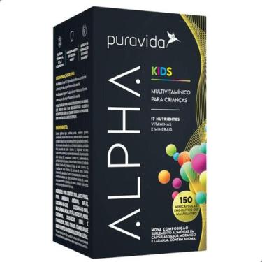 Imagem de Alpha Kids Multivitamínico Infantil 150 Capsulas Pura Vida, Natural