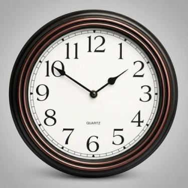 Imagem de Relógio De Parede Premium Silencioso Decorativo 30cm Retrô - Yeet
