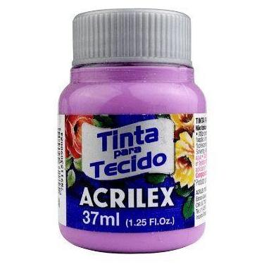 Imagem de Tinta De Tecido 37ml Acrilex Flor De Malva 638 Tinta De Tecido 37ml Ac