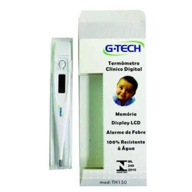 Imagem de Termômetro digital gtech branco kit com 05 unidades - G-Tech