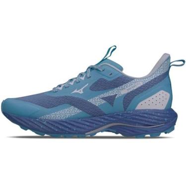 Imagem de Tênis de Trilha Feminino Mizuno Wave Rider TT 2, Azul, 35