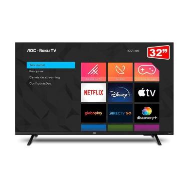 Imagem de Smart Tv Aoc Roku Dled 32" Hd S5135 3 Hdmi