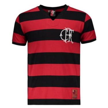 Imagem de Camisa Flamengo FlaTri Masculina - Preto e Vermelho - Braziline, P