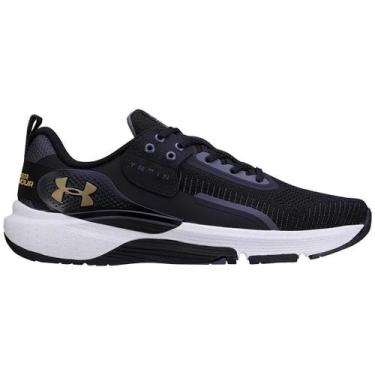 Imagem de Tênis Under Armour Tribase Lift Masculino - Preto/Cinza/Dourado, 39, P